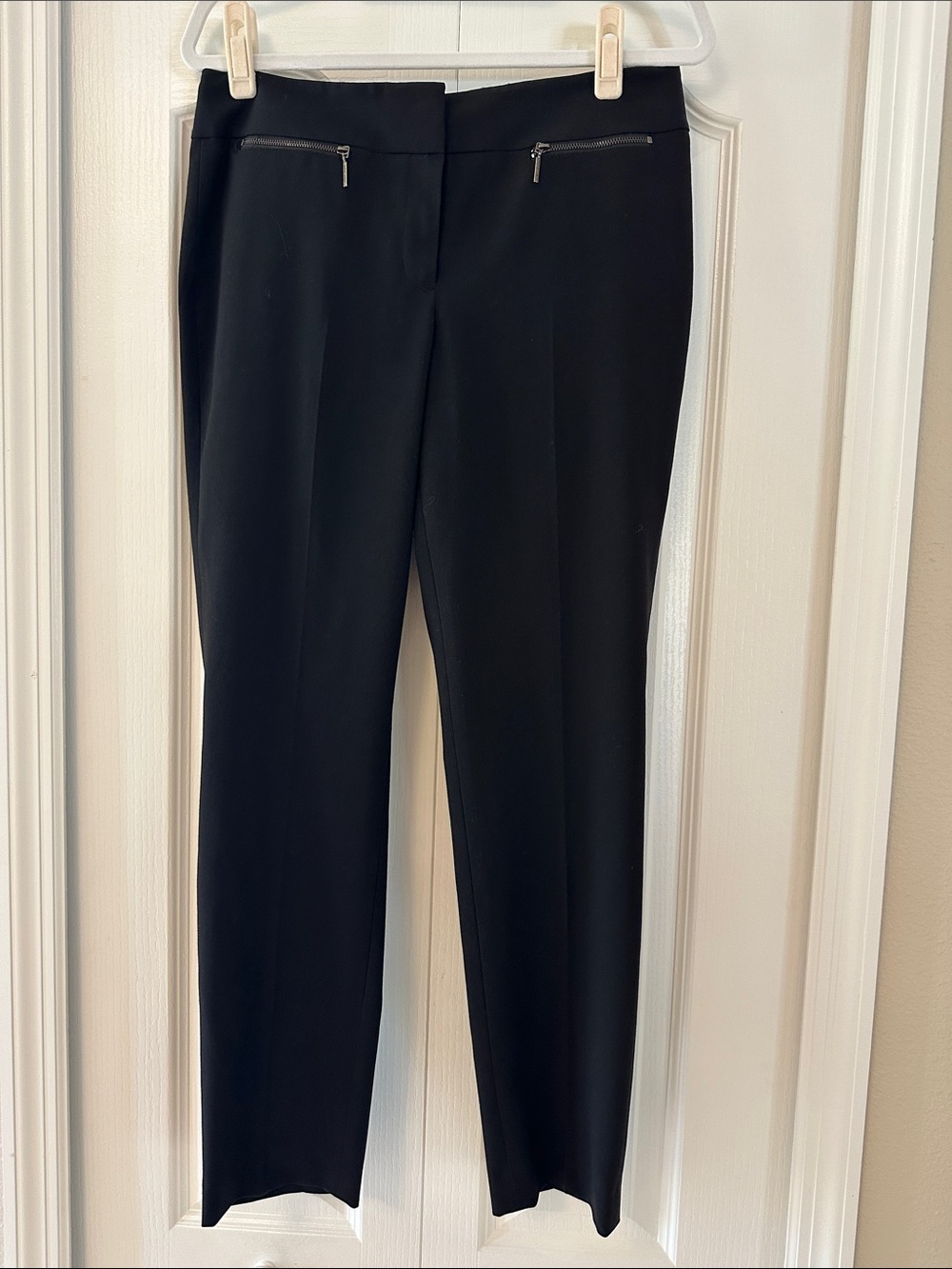 Nine West Black Dress Trousers with Zip Pocket Detail